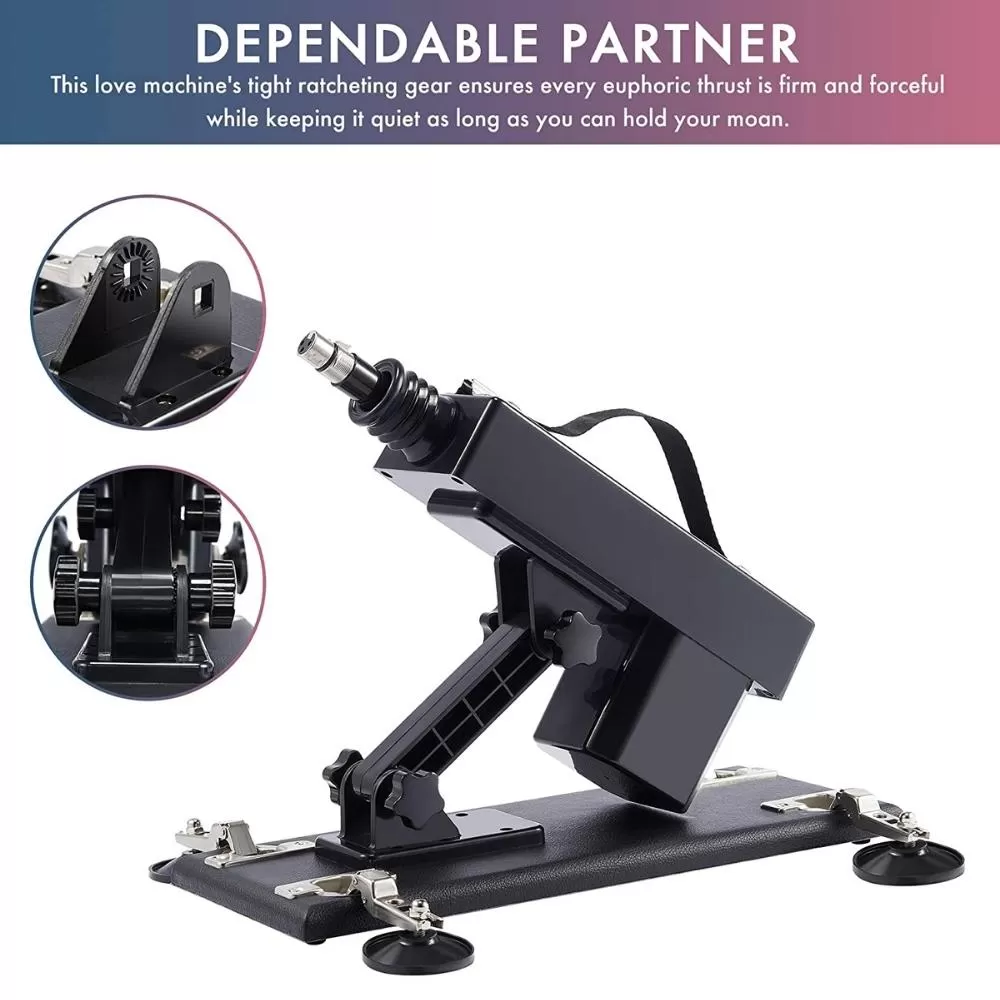 Wellco Adult Tam Otomatik Seks Makinesi Çıkar Tak Yapay Penis İleri Geri Hareketli Realistik Dildo Vibratör - 4