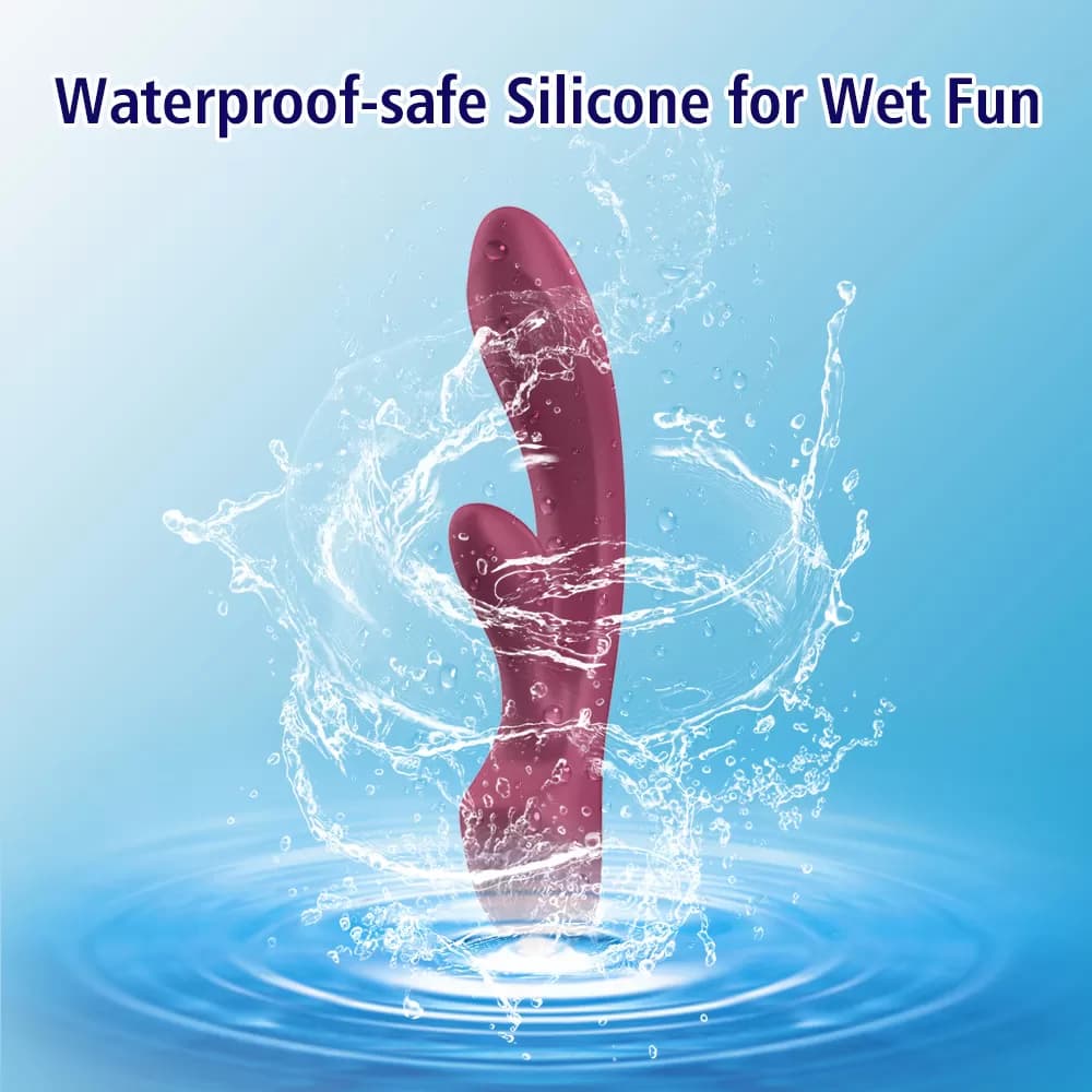 Wellco Adult MERRY Şarjlı Ultra Güçlü Çift Motorlu 2 in 1 Rabbit Vibratör - 4