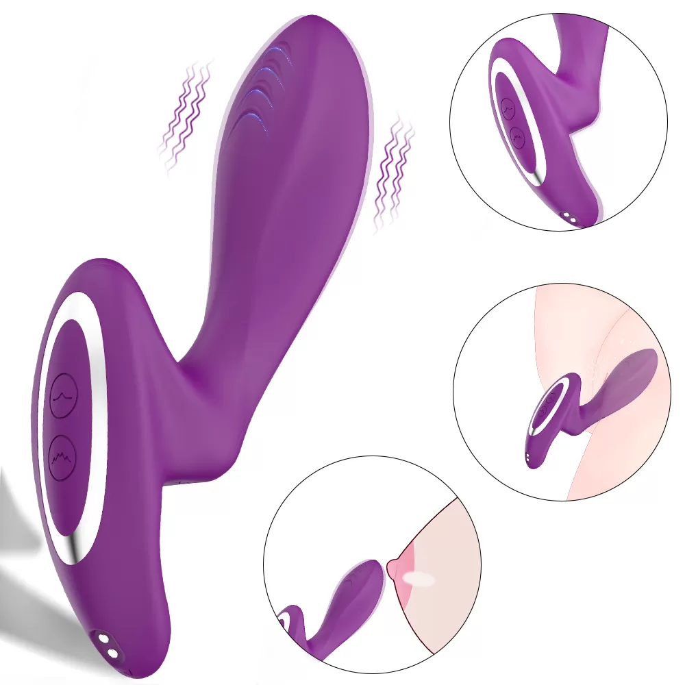 Wellco Adult MR Z. Klitoris ve Vajina Uyarıcı G-Spot Tapping Su Geçirmez 3 in 1 Vibratör