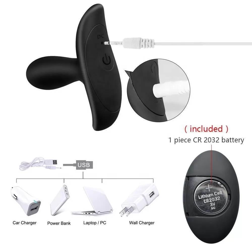 Wellco Adult MUJER Şarjlı Kablosuz Kumandalı Güçlü Titreşimli Anal Plug Vibratör - 3