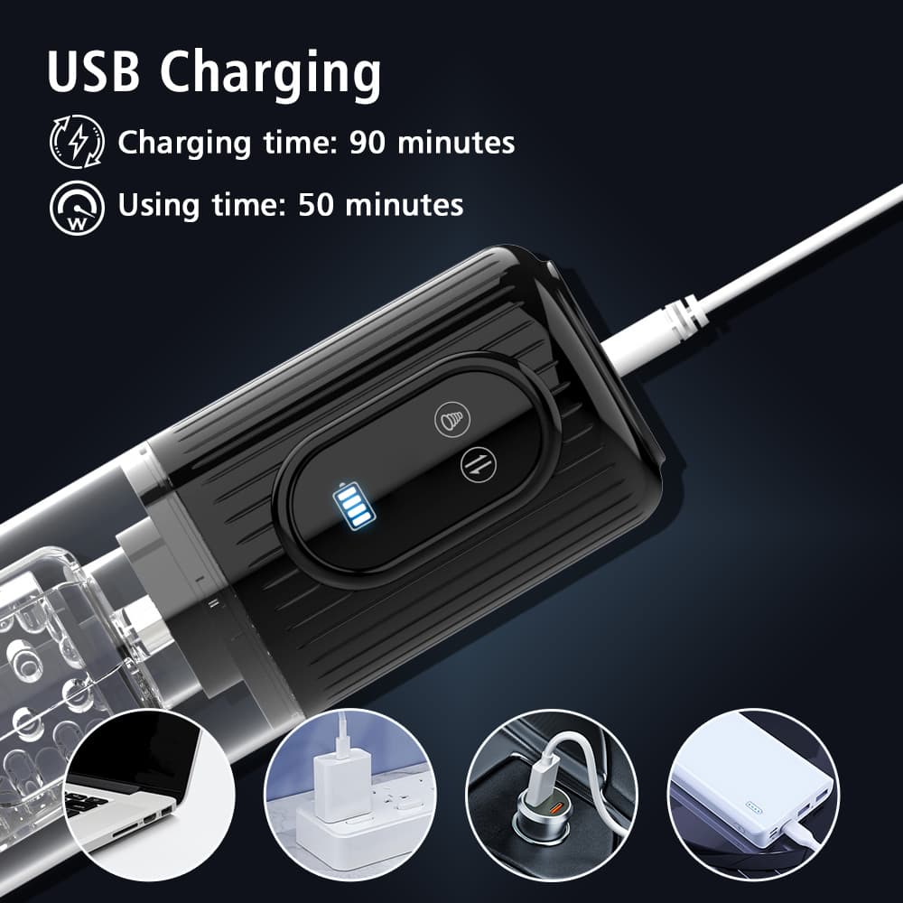 Wellco Adult NIKO Şarjlı 360° Dönme ve İleri Geri Hareketli Emiş Özellikli Su Geçirmez Tam Otomatik Mastürbatör - 4