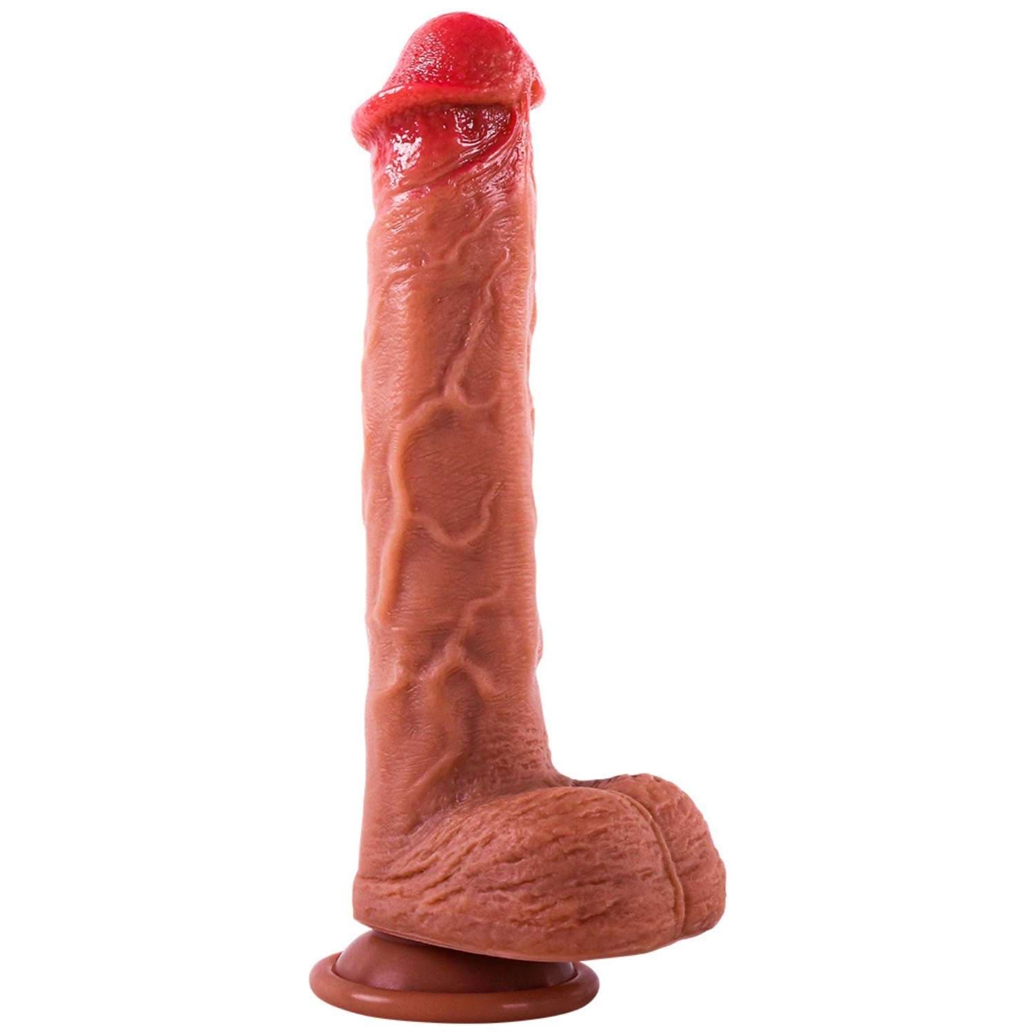 Wellco Adult Oscar - Ultra Yumuşak Dokulu Realistik Dildo Çift Katmanlı Silikon Gerçekçi Yapay Penis 23 CM - 2