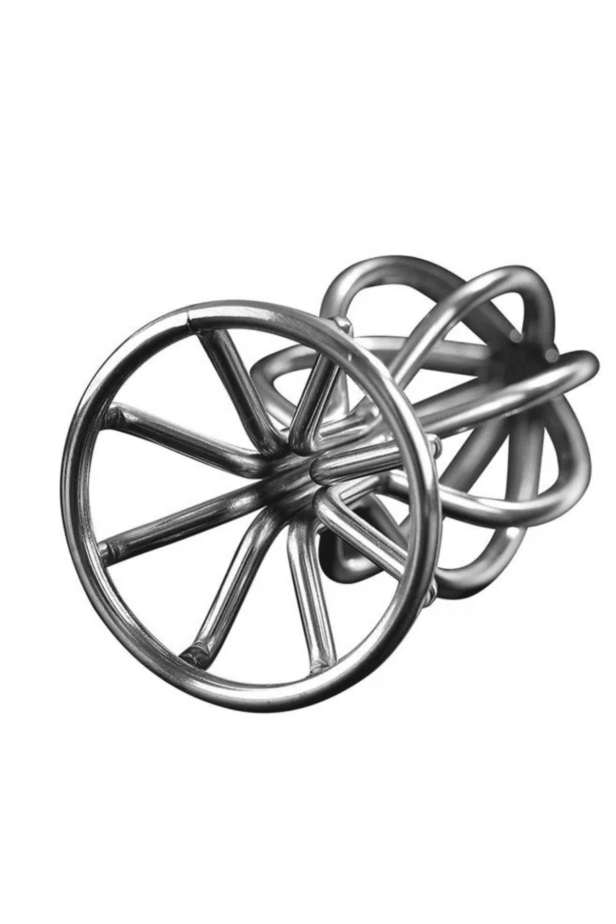 Wellco Adult Paslanmaz Çelik İçi Boş Tasarım Pürüzsüz Silver Küçük Boy Metal Anal Butt Plug - 2