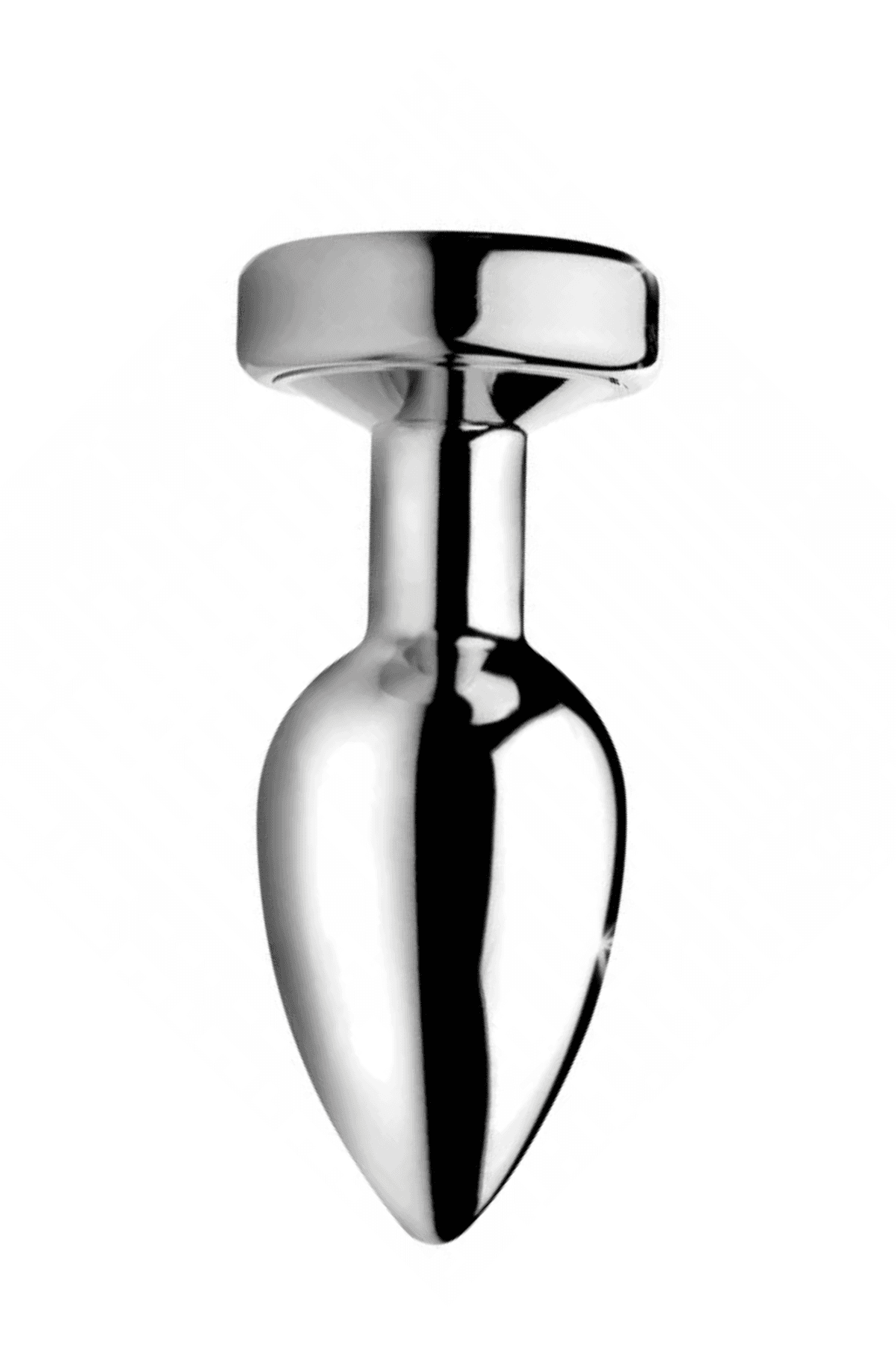 Wellco Adult Paslanmaz Çelik Led Işıklı Pürüzsüz Silver Metal Anal Butt Plug - 2