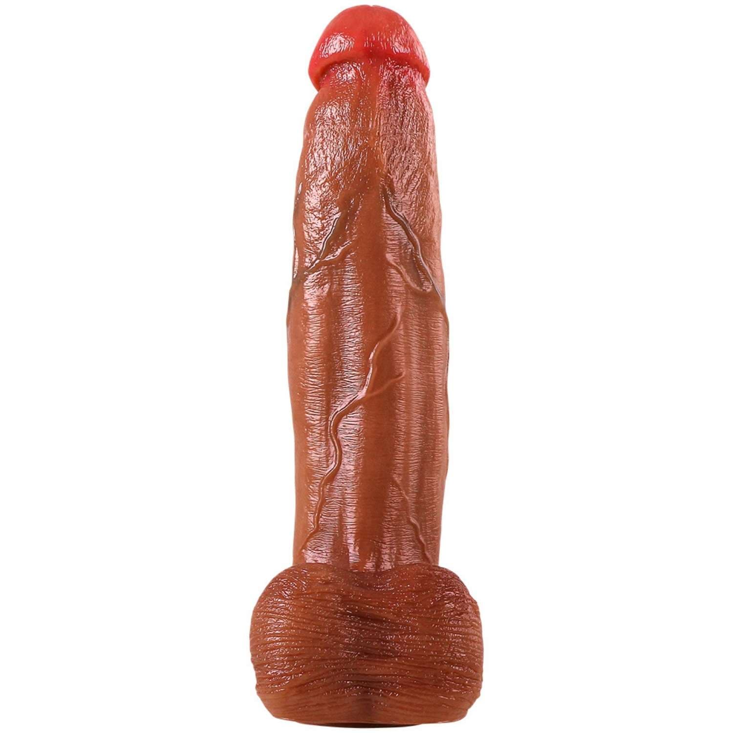 Wellco Adult Paul - Ultra Yumuşak Dokulu Realistik Dildo Çift Katmanlı Silikon Gerçekçi Yapay Penis 32 CM - 4
