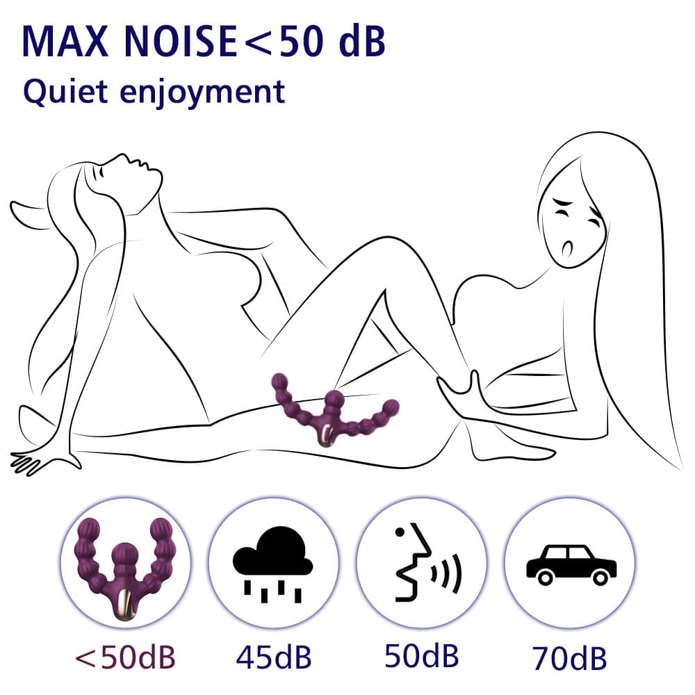 Wellco Adult Alina Şarjlı Uzaktan Kumandalı İleri Geri Hareketli Yeni Nesil Kadın Çift Vibratörü - 4