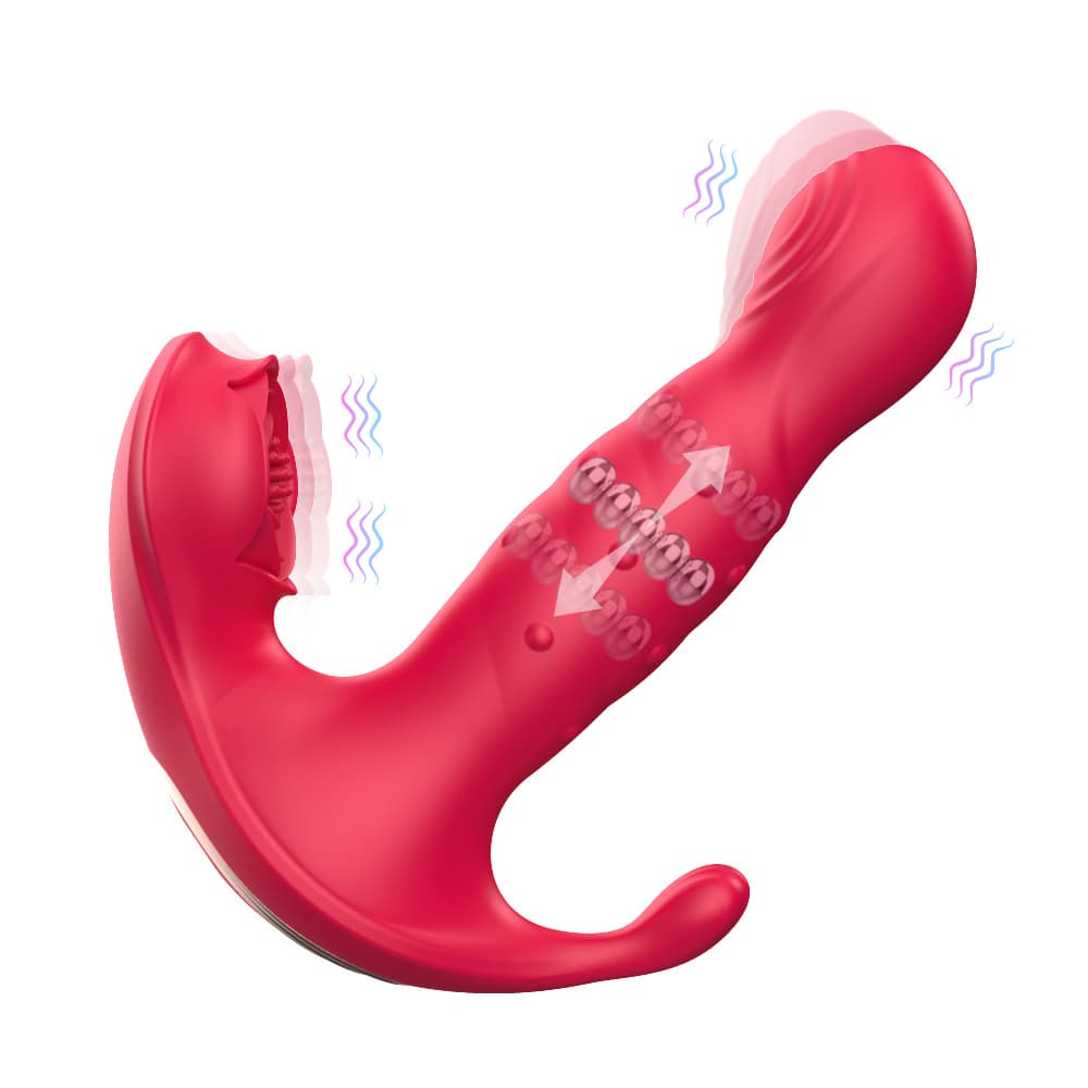 Wellco Adult Betty Şarjlı Kayma ve Dalga Hareketli 3 in 1 Anal Vajina Klitoris Uyarıcı Vibratör - 2