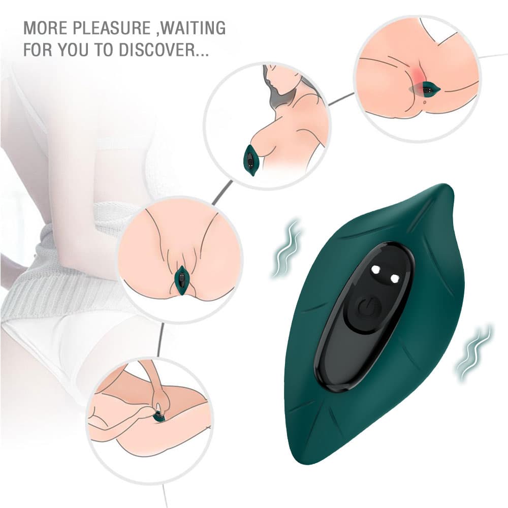 Wellco Adult PRIME TOYS Leaf Rct Kablosuz Kumandalı Şarjlı Su Geçirmez Sessiz Giyilebilir Mini Vibratör - 2