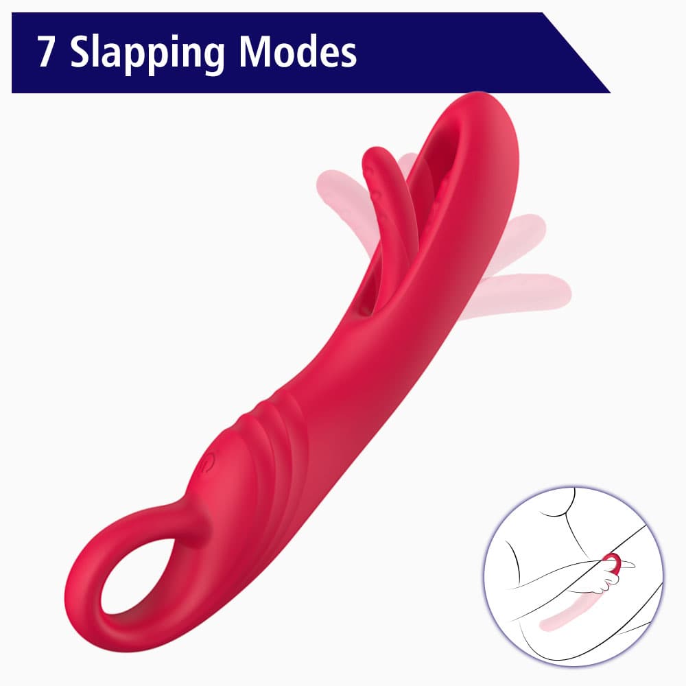 Wellco Adult Manna Şarjlı Tutma Aparatlı Yeni Nesil Çırpma Hareketli Kavisli G Nokta Uyarıcı Vibratör - 3