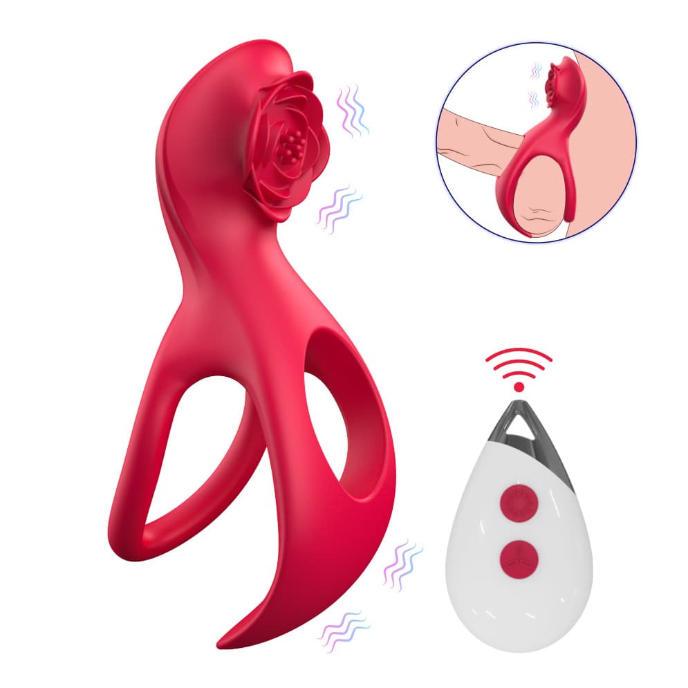 Wellco Adult Nolan Şarjlı Uzaktan Kumandalı Klitoris Uyarıcı Vibratör Testis ve Penis Halkası - 2