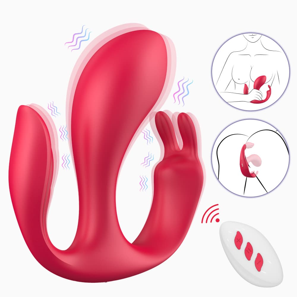 Wellco Adult Paname Şarjlı Uzaktan Kumandalı Anal Vajina Klitoris Uyarıcı 3 in 1 Giyilebilir Vibratör - 2