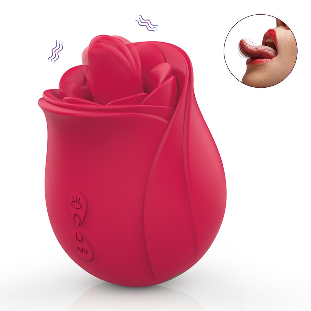 Wellco Adult PRIME TOYS Rose Şarjlı Yeni Nesil Güçlü Titreşim Dil Yalama Hareketli Klitoris Uyarıcı Gül Vibratör - 2