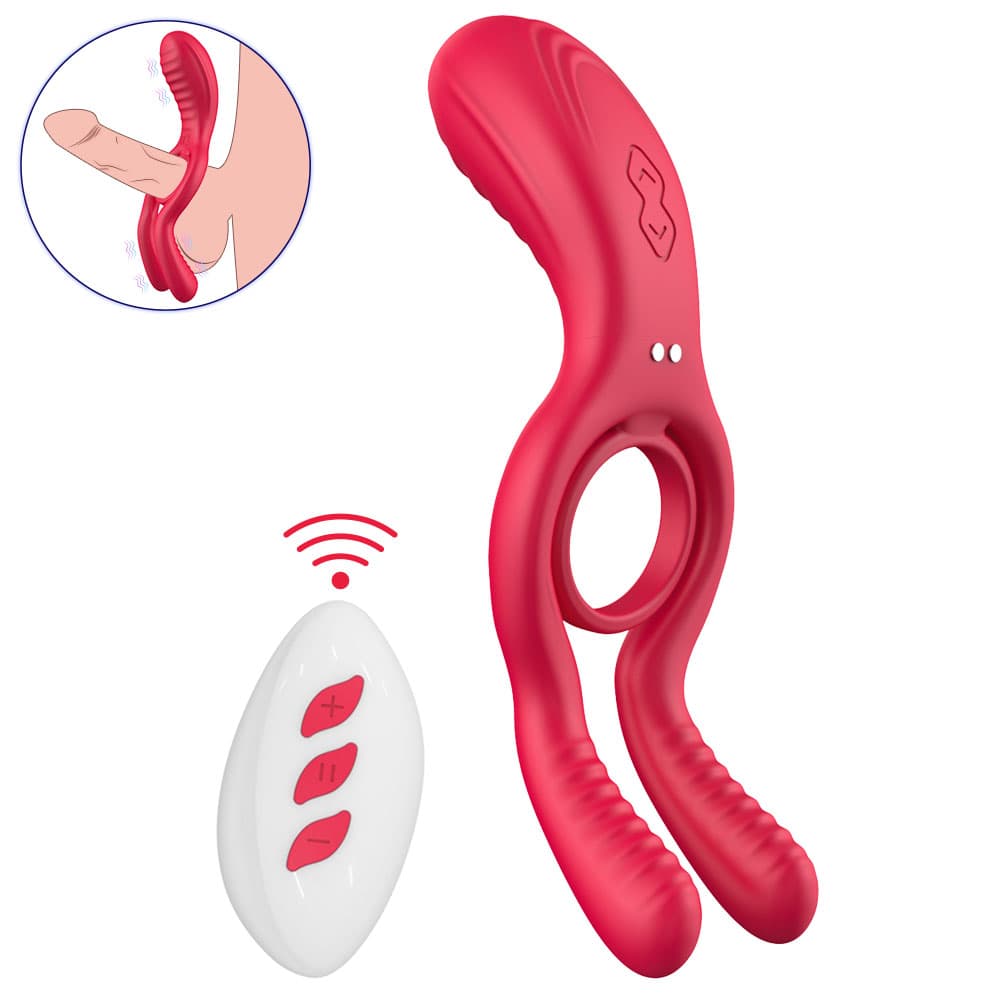 Wellco Adult Singun Şarjlı Uzaktan Kumandalı Klitoris Uyarıcı Vibratör Perine Uyarıcı Penis Halkası - 2