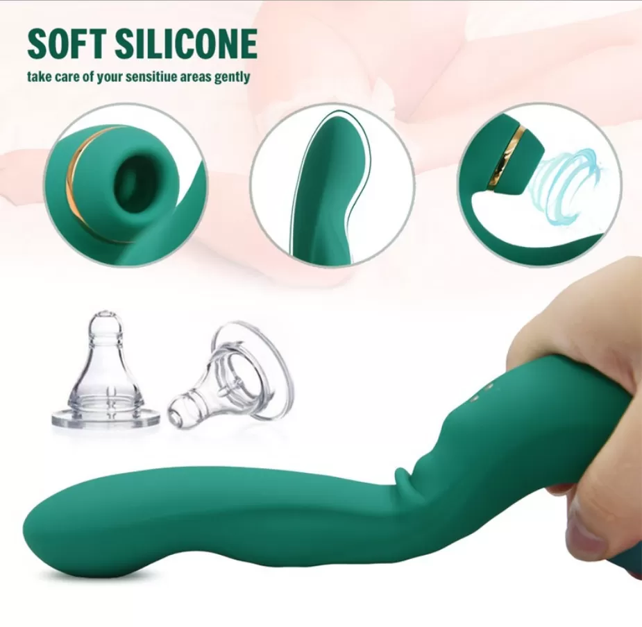 Wellco Adult PRIME TOYS Pulse Vajinal Tapping Titreşimli G-Spot Uyarıcı ve Klitoris Emiş Güçlü 3 in 1 Vibratör - 3