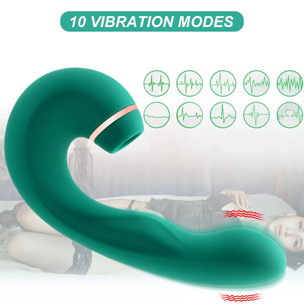 Wellco Adult PRIME TOYS Pulse Vajinal Tapping Titreşimli G-Spot Uyarıcı ve Klitoris Emiş Güçlü 3 in 1 Vibratör - 4