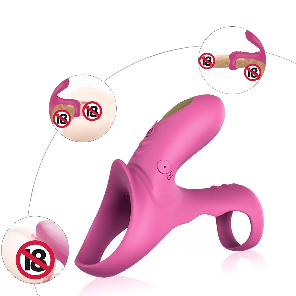Wellco Adult RANGER Klitoris ve G Nokta Uyarıcı Testis ve Penis Halkası - Pembe - 3