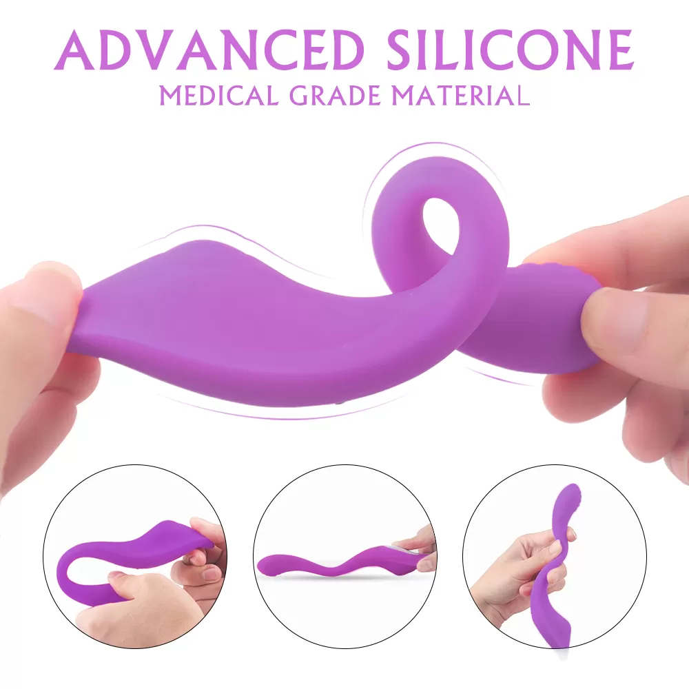 Wellco Adult RIBBON RCT Kablosuz Kumandalı Kıkırdaklı Anal Vajinal Uyarıcı Giyilebilir Vibratör - 4