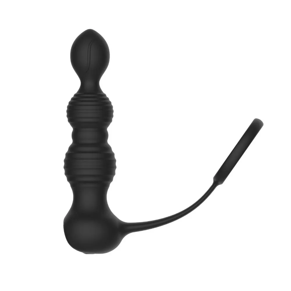 Wellco Adult RUMOR Kablosuz Kumandalı Penis ve Testis Halkalı Boğumlu Prostat Uyarıcı Anal Vibratör - 2