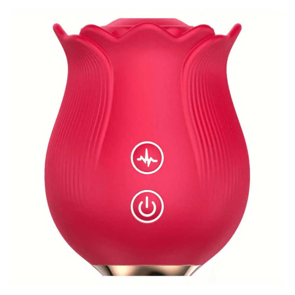 Wellco Adult Şarjlı Meme Ucu Klitoris Uyarıcı Emiş Güçlü Su Geçirmez Mini Gül Vibratör