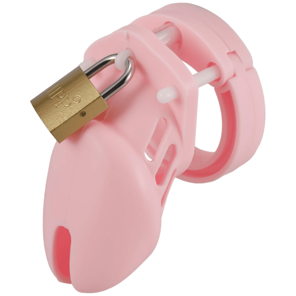 Wellco Adult Silikon Pembe Penis Kilidi Erkek Bekaret Cihazı Chastity Cock Cage Küçük Boy Penis Esaret Kafesi