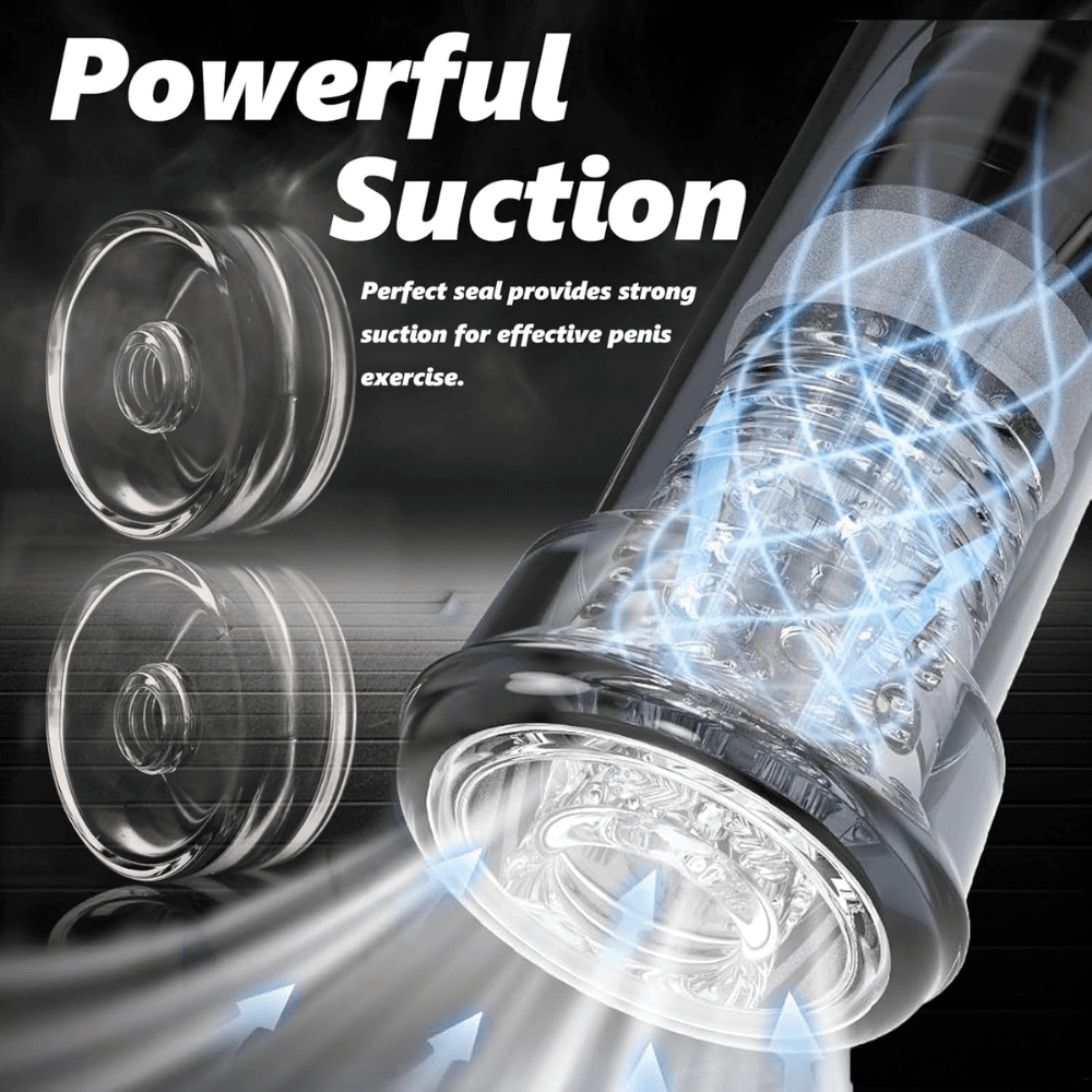 Wellco Adult Süper Kaliteli Çok Esnek Dayanıklı Silikon Vakum Contası Penis Pompası Silikon Başlığı - 3
