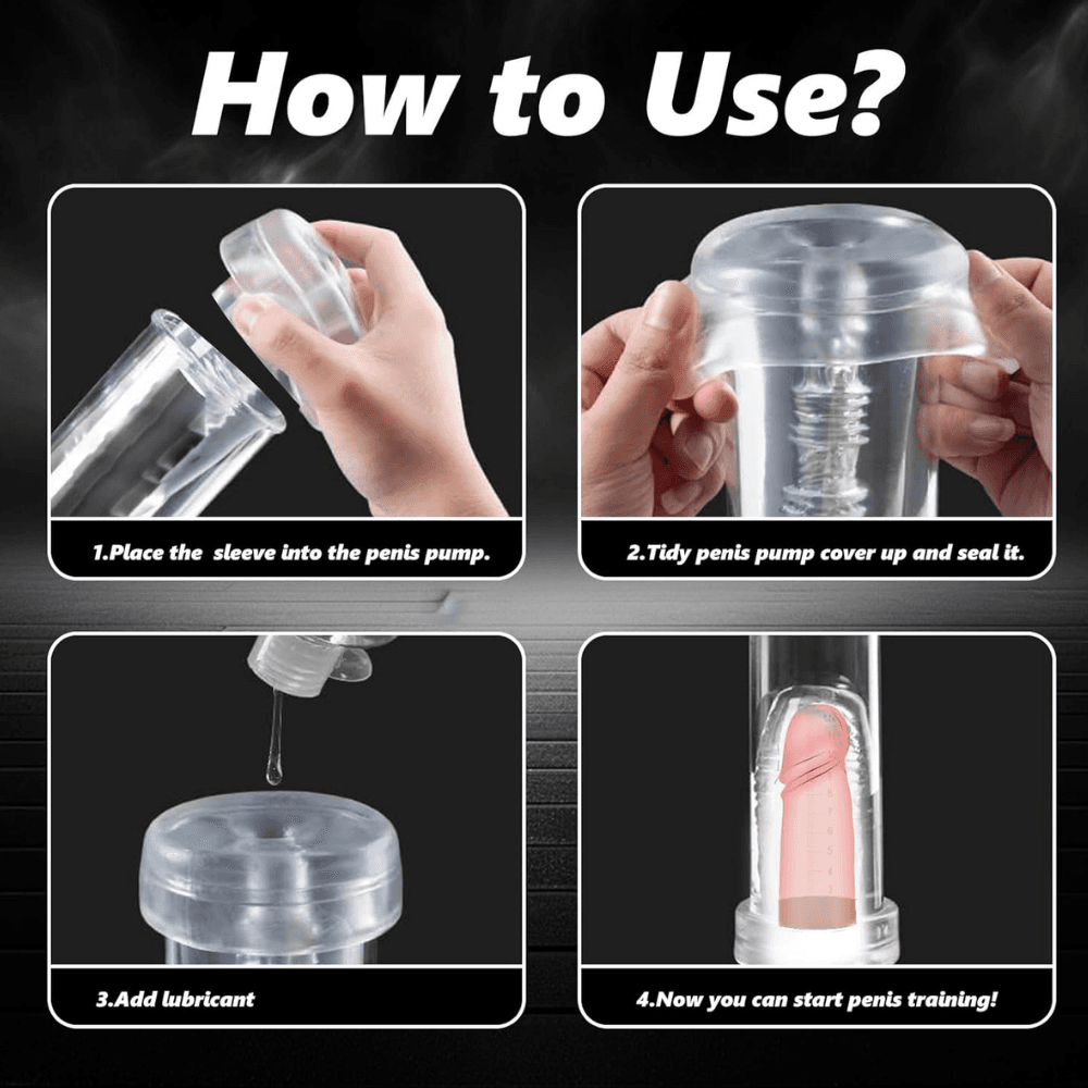 Wellco Adult Süper Kaliteli Çok Esnek Dayanıklı Silikon Vakum Contası Penis Pompası Silikon Başlığı - 4