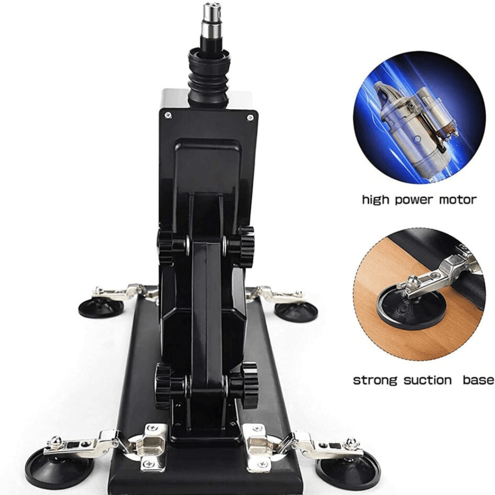 Wellco Adult Tam Otomatik Sex Makinesi Çıkar-Tak Teleskopik Darbeli İleri Geri Hareketli Rabbit Vibratör - 2