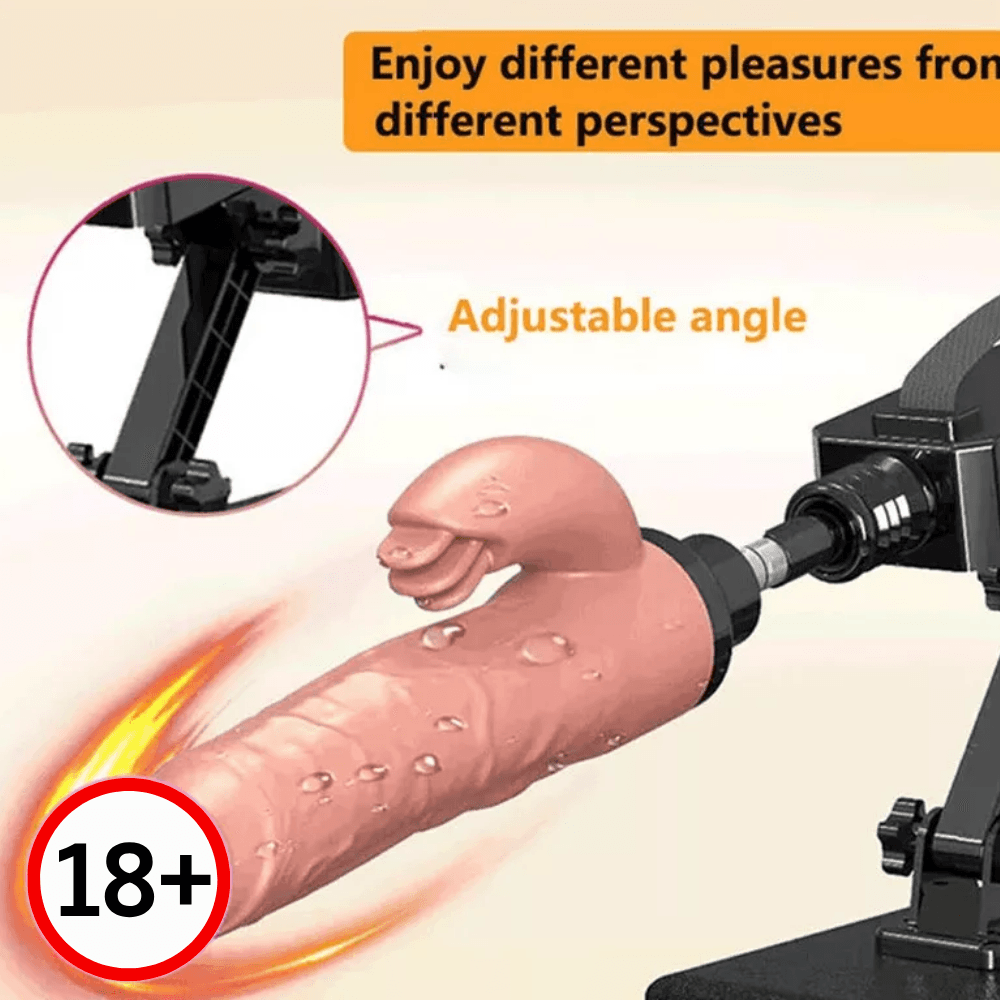 Wellco Adult Tam Otomatik Sex Makinesi Çıkar-Tak Teleskopik Darbeli İleri Geri Hareketli Rabbit Vibratör - 4