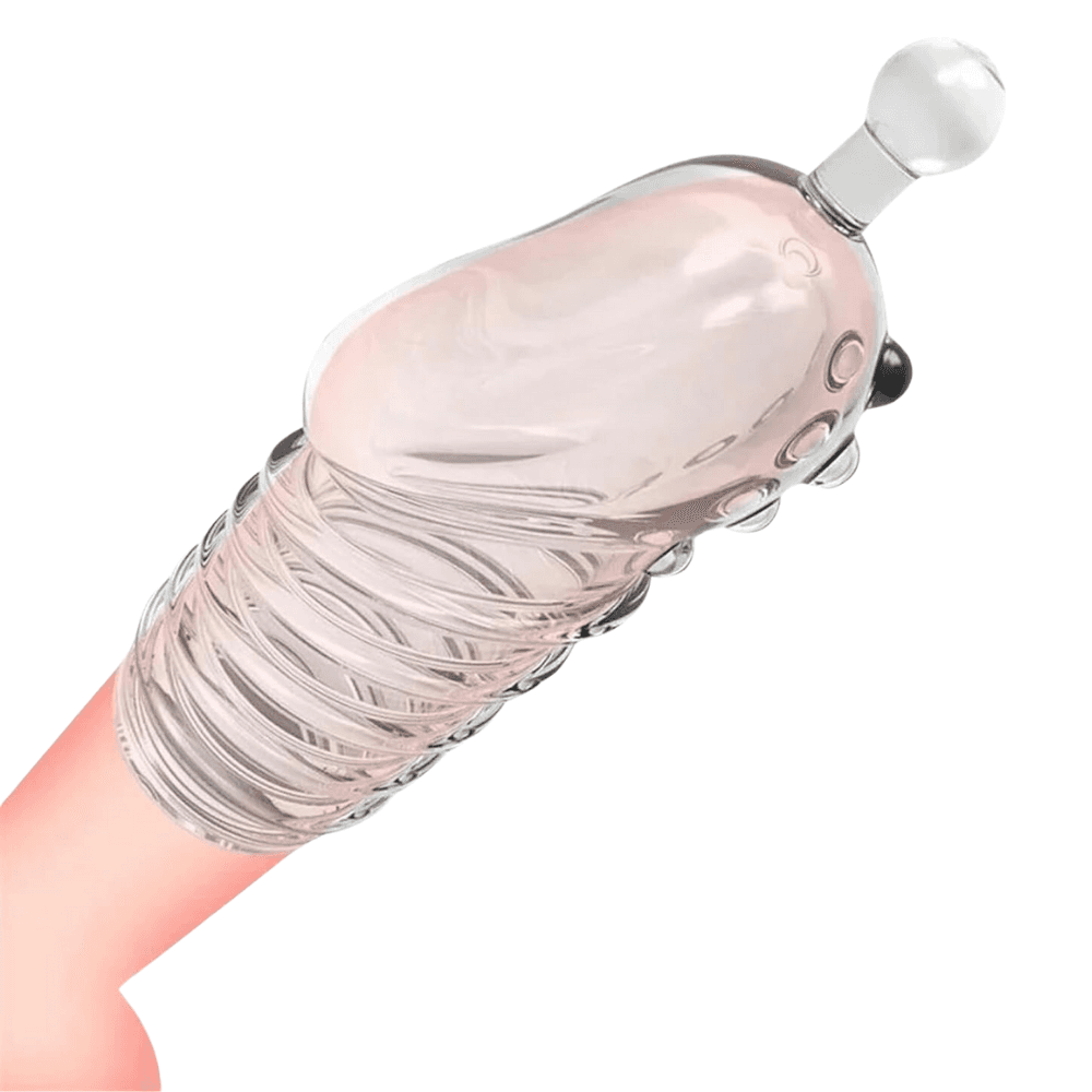 Wellco Adult Tekrar Kullanılabilir Tırtıklı G Nokta Uyarıcı Kavrayan Silikon Penis Kılıfı - 2