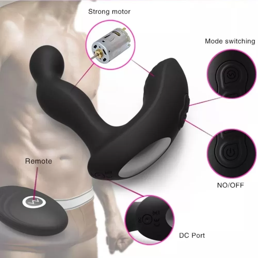 Wellco Adult WENKER Kablosuz Kumandalı Perine ve Prostat Uyarıcı Masaj Vibratör - 3