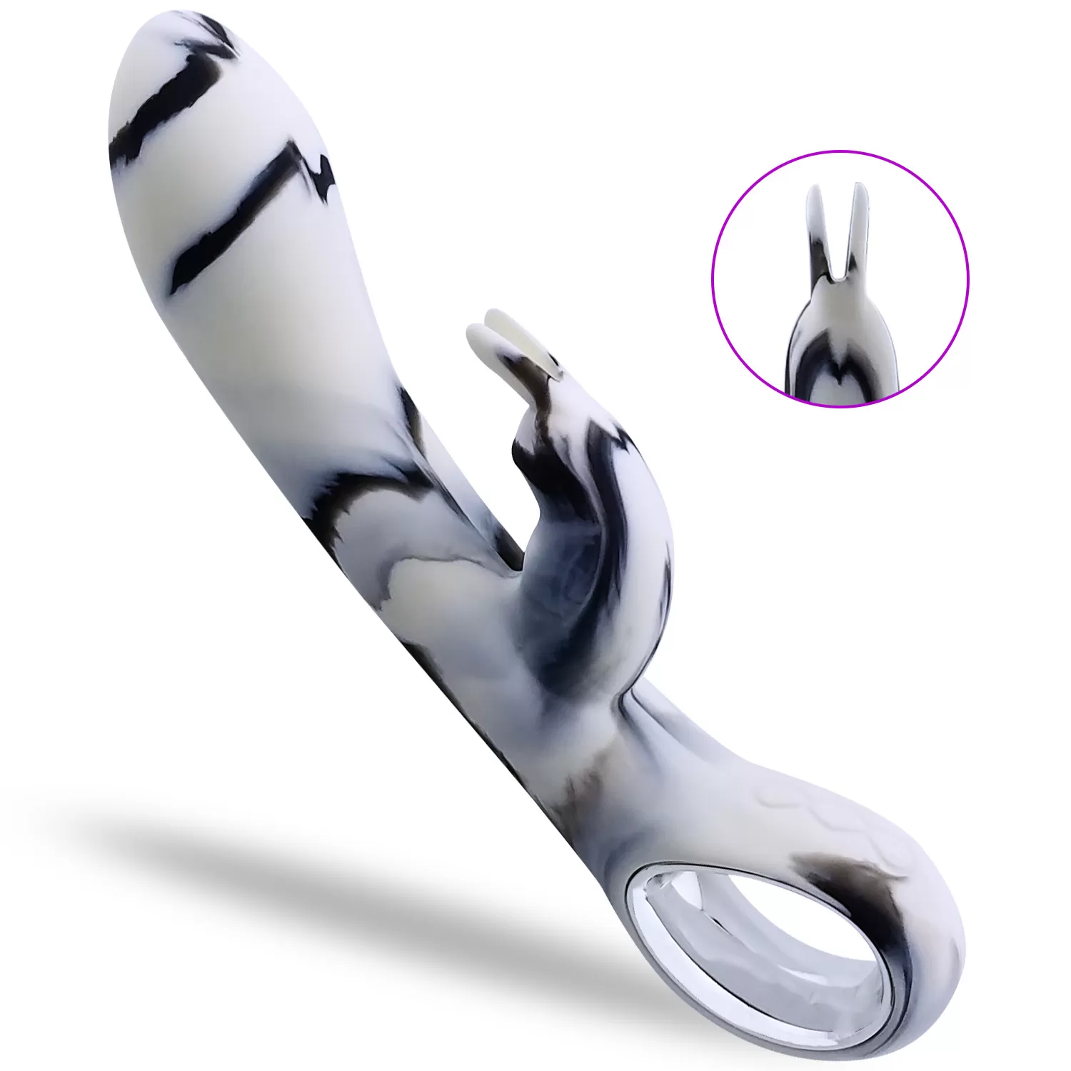 Wellco Adult ZERA Tutma Aparatlı Klitoris ve G-Spot Uyarıcı 2 in 1 Rabbit Vibratör